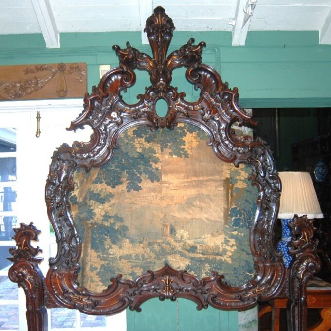 Rare Sculpted Colonial Portuguese 17th/18th C. Jacaranda King Bed Antique LA CA - Image 4