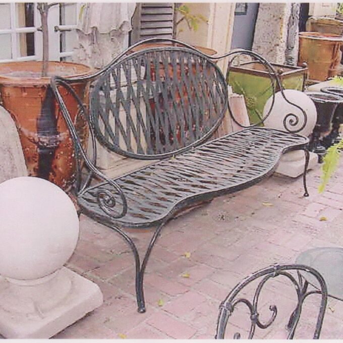 Art Nouveau Bench