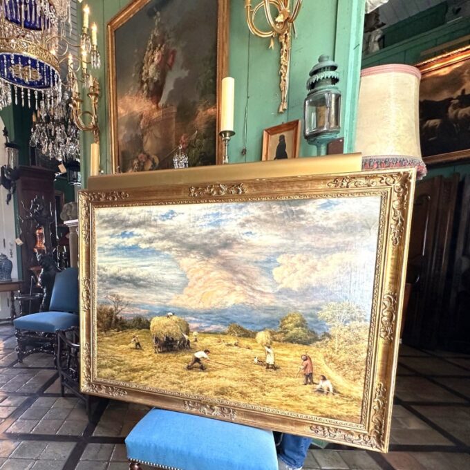 The Barley Fields By John Linnell - Image 2