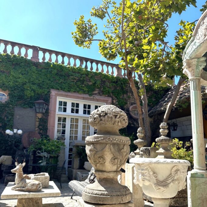 Hand Carved Stone Finial Decorative Architectural Element Urn Antiques landscape - Image 2