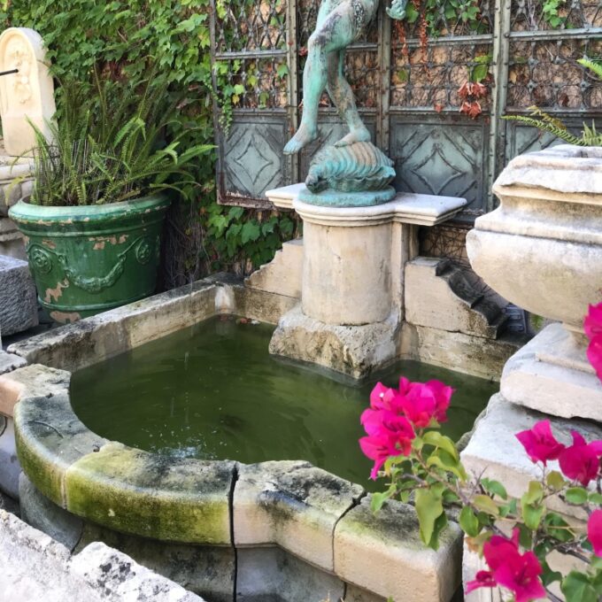 19th/20th C Carved Stone Fountain basin - Image 2