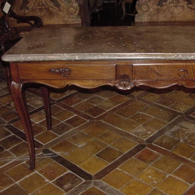 18th Century Regence Walnut Table - Image 2