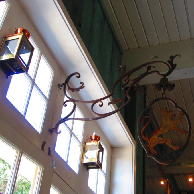 18th Century French Wrought Iron Sign - Image 3